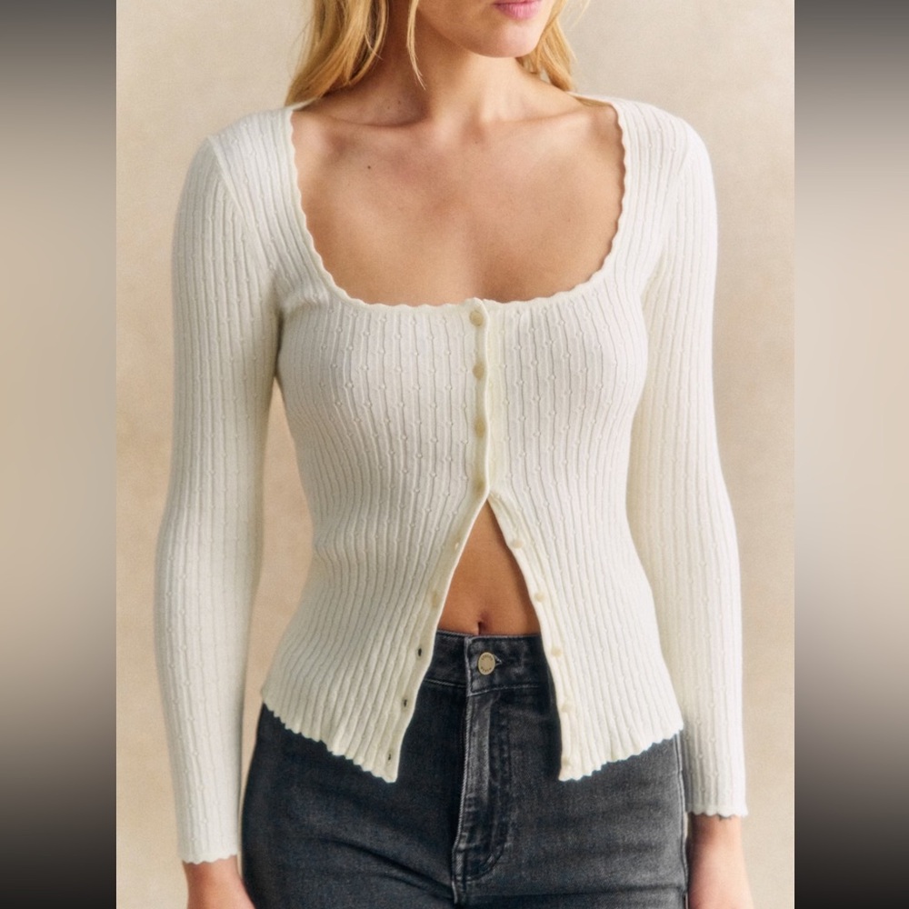 Sezane Ambroise Cardigan, size medium